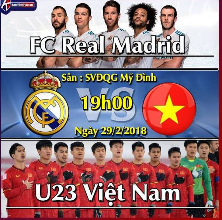 EXO tới Việt Nam, U-23 đấu với Real Madrid ngày 29-2? - Ảnh 1.