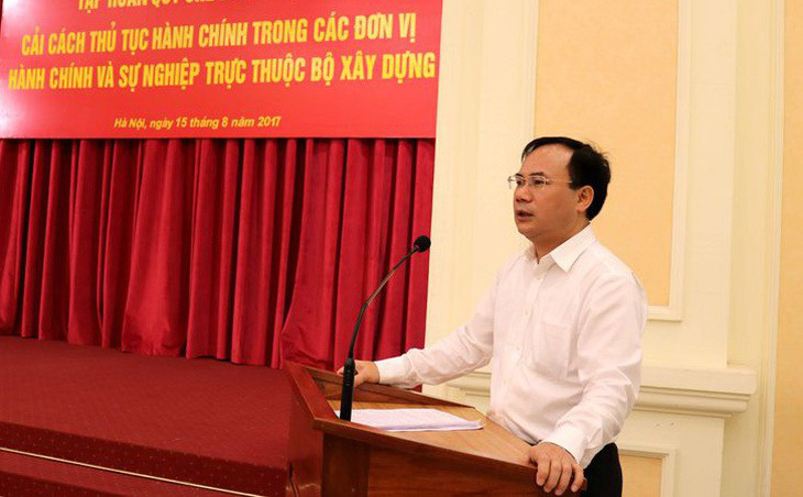 Ông Nguyễn Văn Sinh làm thứ trưởng Bộ Xây dựng - Ảnh 1.