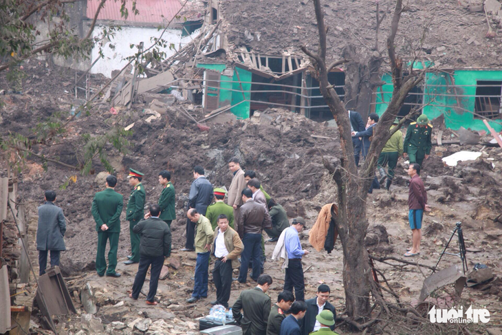 Nổ lớn kho phế liệu ở Bắc Ninh, nhiều căn nhà bị san phẳng - Ảnh 7.