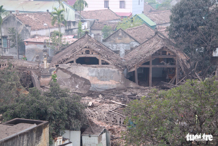 Nổ lớn kho phế liệu ở Bắc Ninh, nhiều căn nhà bị san phẳng - Ảnh 6.