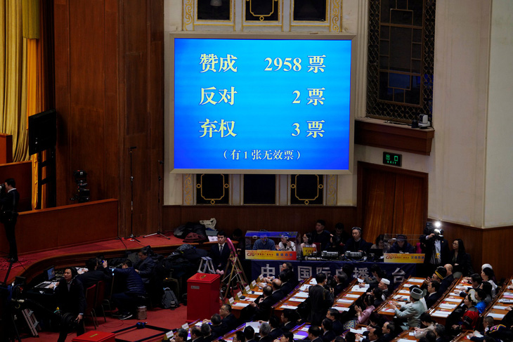 Quốc hội Trung Quốc nhất trí sửa hiến pháp, mở đường cho ông Tập - Ảnh 2.