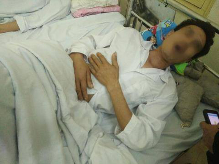 Bảo vệ Bệnh viện K Hà Nội đánh người nhà bệnh nhân - Ảnh 1.