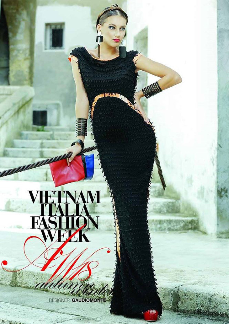 Ngắm thời trang Việt - Ý và xem triển lãm ươm tơ dệt lụa - Ảnh 4.