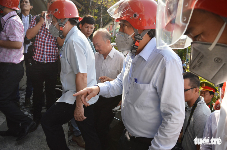Phó thủ tướng Trương Hòa Bình thăm nạn nhân vụ cháy chung cư Carina - Ảnh 8.