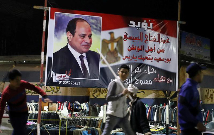 Tổng thống Ai Cập tái đắc cử với 92% phiếu bầu - Ảnh 1.