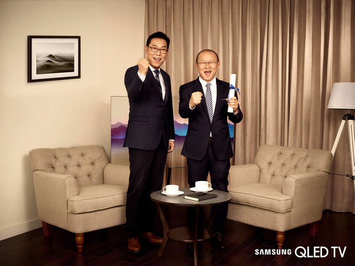 HLV Park Hang Seo làm đại sứ thương hiệu Samsung tại VN - Ảnh 3.