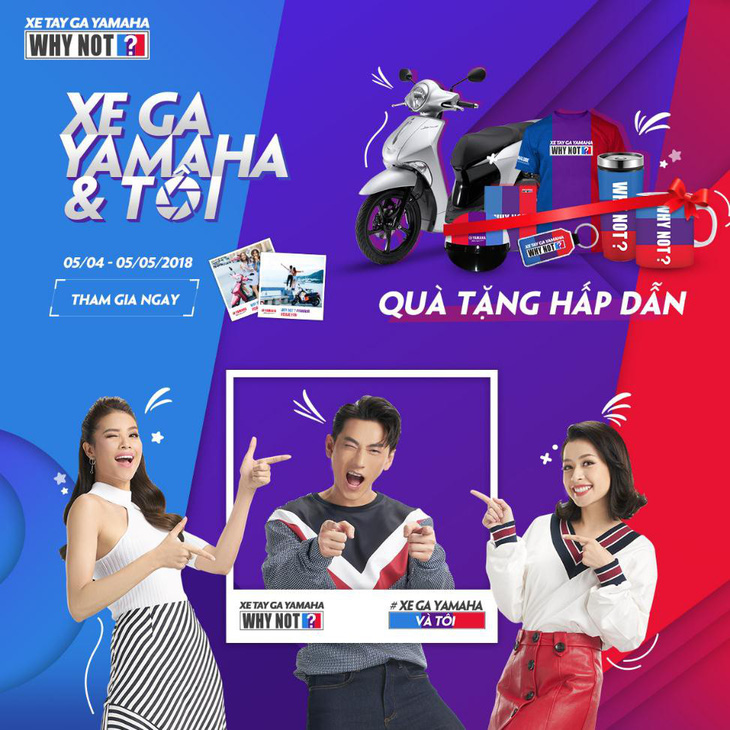 “Xe ga Yamaha & Tôi” thu hút sao Việt và giới trẻ - Ảnh 1.