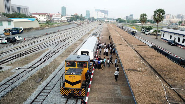 Campuchia làm được đường tàu nối sân bay với trung tâm thủ đô - Ảnh 1.