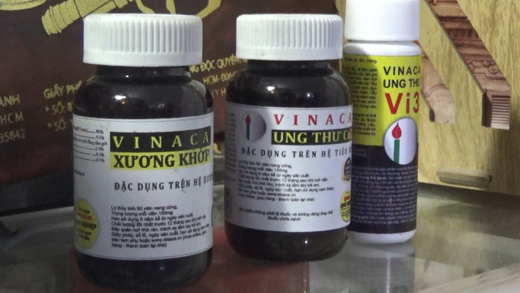 Thuốc chữa ung thư bằng bột than tre của Vinaca xuất hiện ở TP.HCM - Ảnh 2.