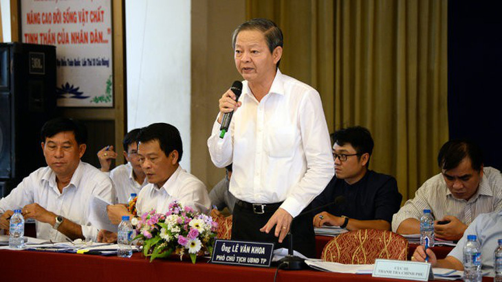 Ông Lê Văn Khoa xin thôi chức phó chủ tịch UBND TP.HCM - Ảnh 1.