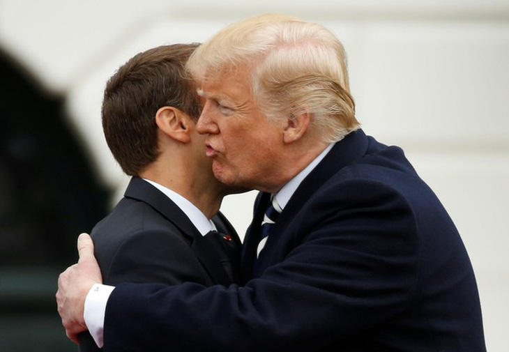 Tổng thống Trump đón tổng thống Pháp, bàn ngay chuyện hạt nhân - Ảnh 4.