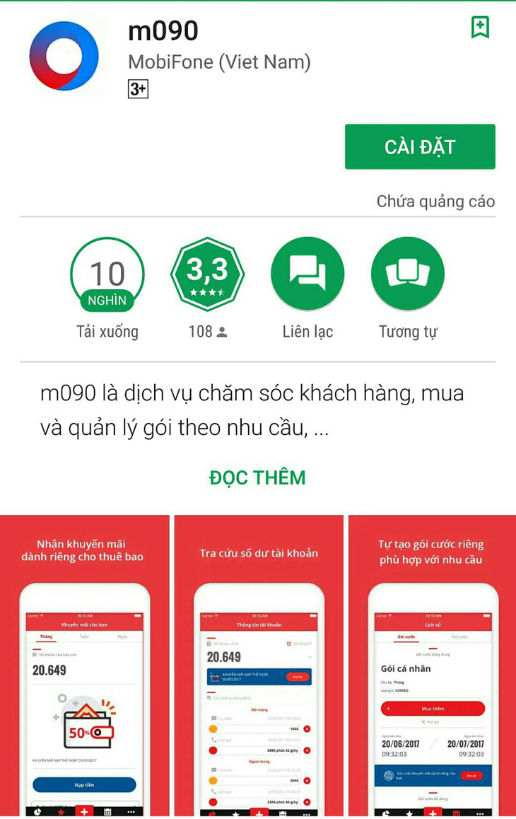 MobiFone cung cấp ứng dụng đăng ký các gói cước tiện lợi - Ảnh 1.