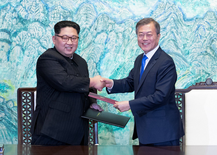 Hàn Quốc - Triều Tiên cùng tuyên bố sẽ không còn chiến tranh - Ảnh 3.