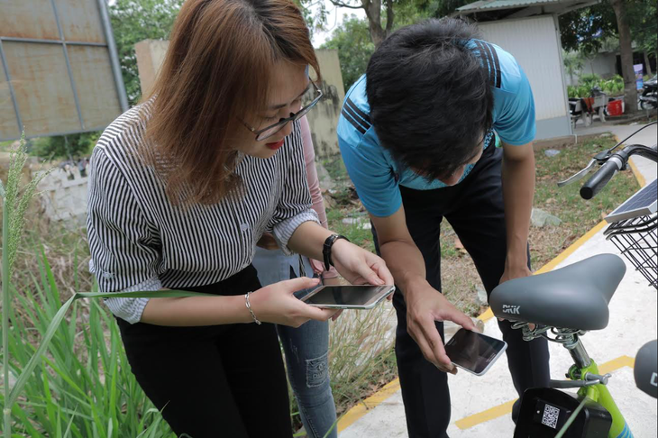 Xe đạp thông minh bắt đầu chinh phục sinh viên ĐHQG TP.HCM - Ảnh 3.