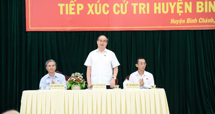 Bí thư Nguyễn Thiện Nhân hứa gặp dân Thủ Thiêm sau họp Quốc hội - Ảnh 1.