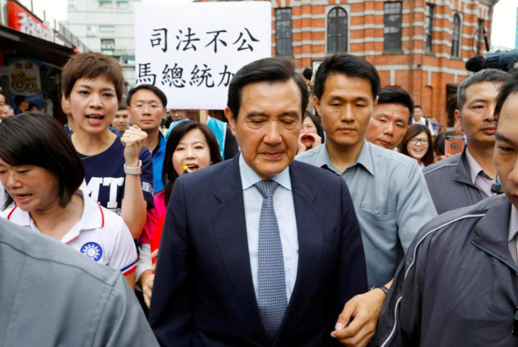 Cựu lãnh đạo Đài Loan Mã Anh Cửu bị kết án 4 tháng tù - Ảnh 1.