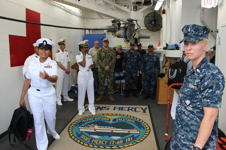 Siêu bệnh viện USNS Mercy của Hải quân Mỹ đến Nha Trang - Ảnh 19.