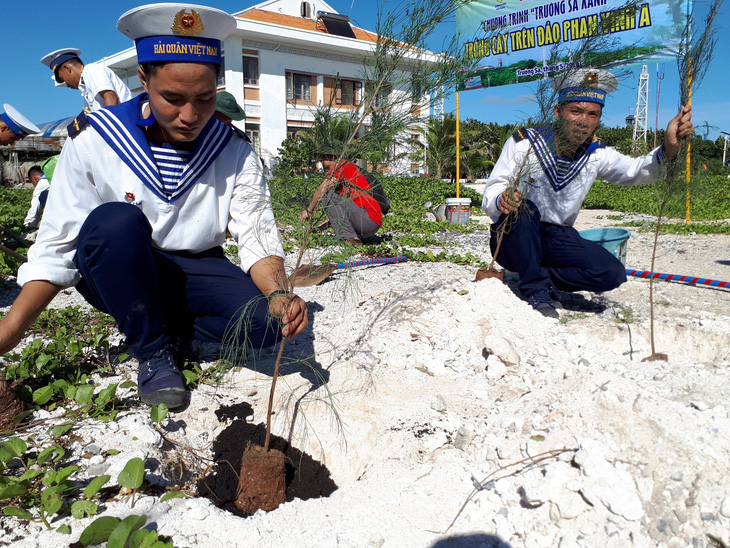 Để Trường Sa thêm xanh - Ảnh 6.