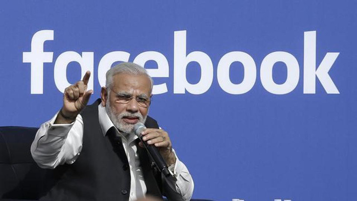 Trên Facebook, thủ tướng Ấn qua mặt ông Trump - Ảnh 1.