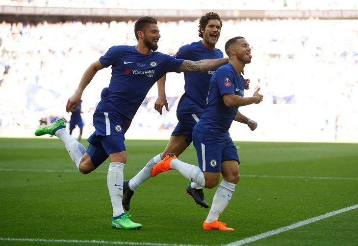 Hazard giúp Chelsea vớt vát mùa giải bằng Cúp FA - Ảnh 1.