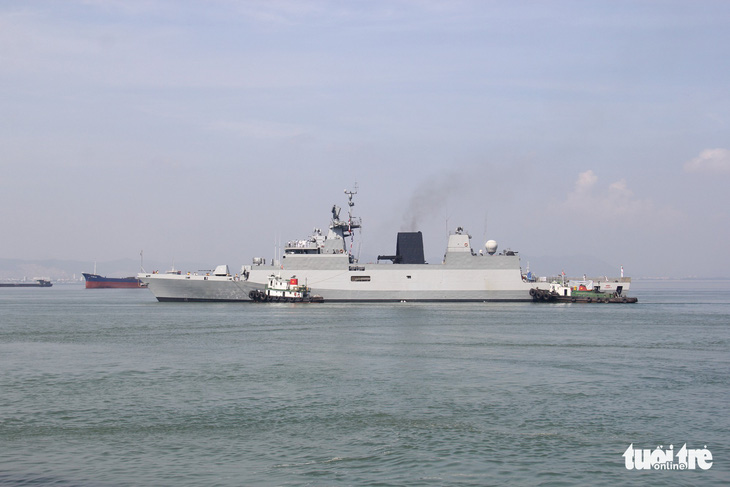 Đà Nẵng đón cùng lúc 3 tàu hải quân Ấn Độ vào thăm - Ảnh 1.