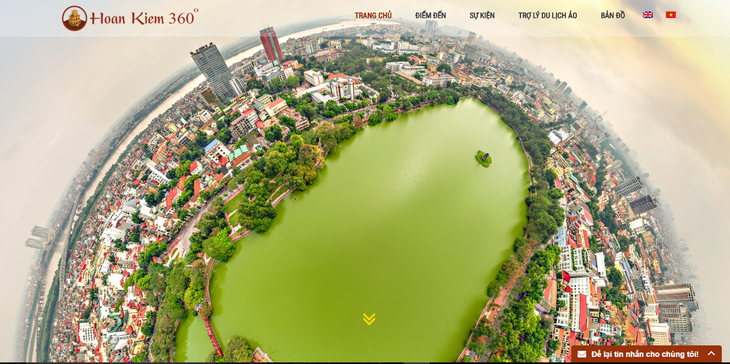 Tham quan Hà Nội bằng ứng dụng trực tuyến 360 độ - Ảnh 1.