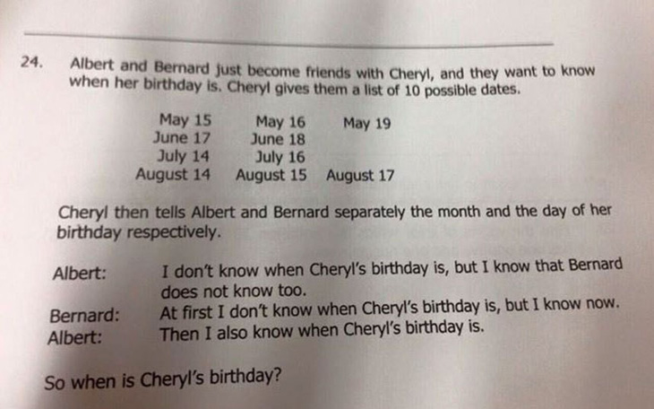 Bài toán tìm ngày sinh nhật khiến nhiều người chóng mặt - Ảnh 3.