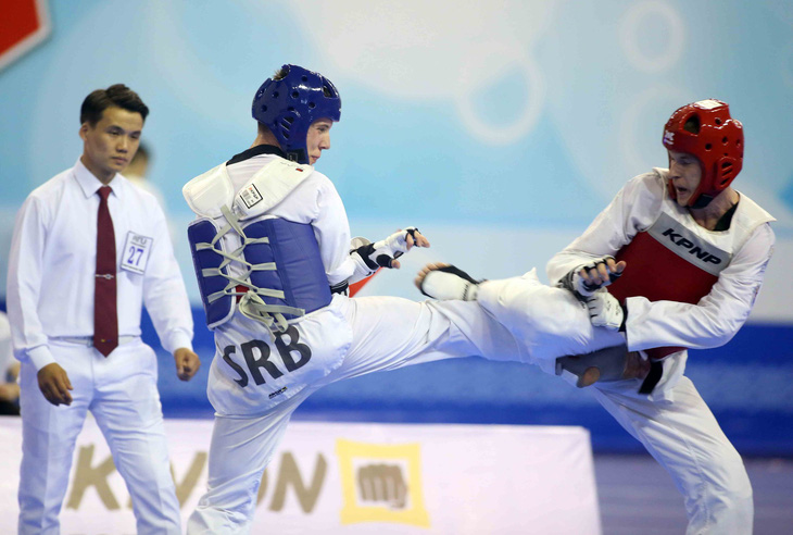 Những hình ảnh đầy cảm xúc tại giải Taekwondo người khuyết tật - Ảnh 1.