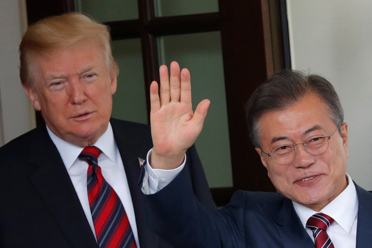 Tổng thống Hàn Quốc kêu gọi lãnh đạo Mỹ-Triều nói chuyện trực tiếp - Ảnh 1.