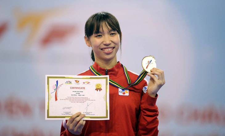 Kim Tuyền trở lại với HCV taekwondo châu Á 2018 - Ảnh 1.