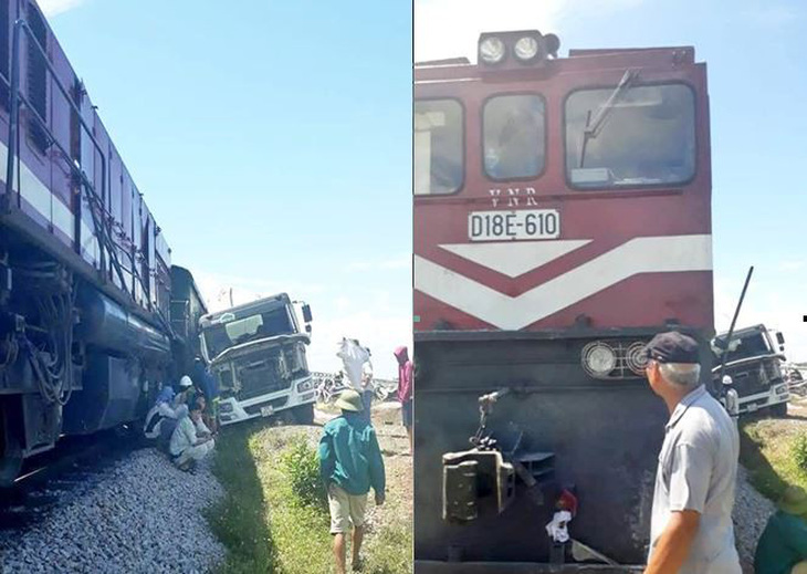 Tai nạn đường sắt thứ 4 trong 4 ngày do xe bồn vượt đường ngang - Ảnh 1.