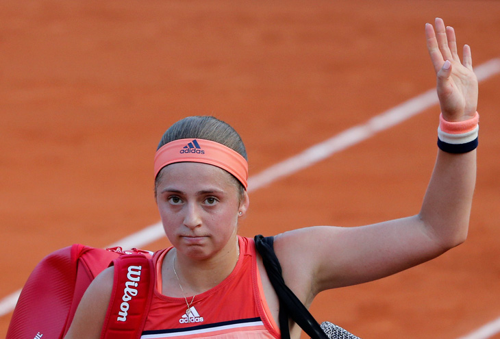 Đương kim vô địch Ostapenko bị loại ở vòng 1 Roland Garros - Ảnh 1.