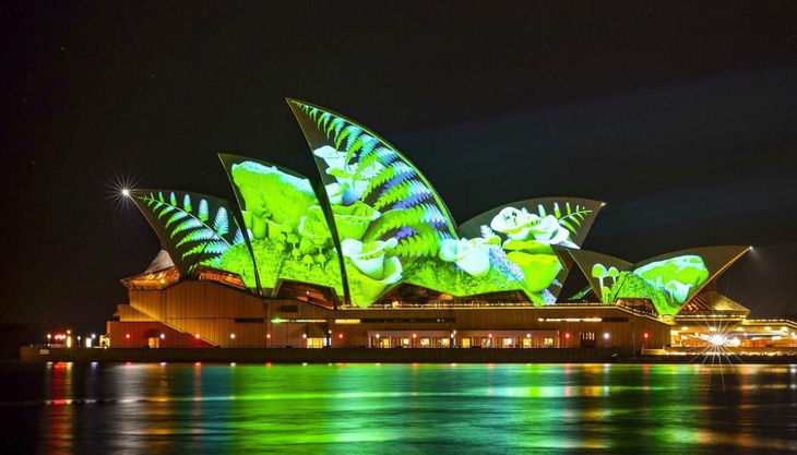 Rực rỡ đêm Sydney trong lễ hội ánh sáng - Ảnh 13.