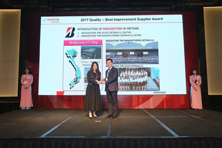 Bridgestone Việt Nam đạt danh hiệu “Nhà cung cấp chất lượng của năm 2017” - Ảnh 1.