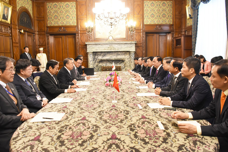 Chủ tịch nước đề nghị Hạ viện Nhật ủng hộ hỗ trợ ODA cho Việt Nam - Ảnh 1.