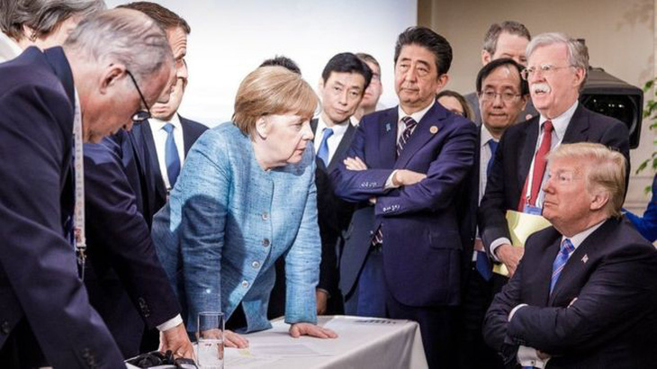 Khẩu chiến G7 giữa Mỹ và các đồng minh lớn - Ảnh 1.