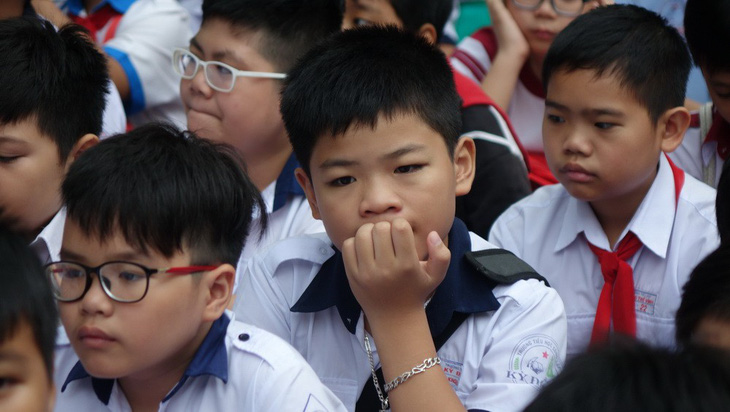 Hơn 4.000 học sinh thi vào lớp 6 Trường Trần Đại Nghĩa - Ảnh 10.