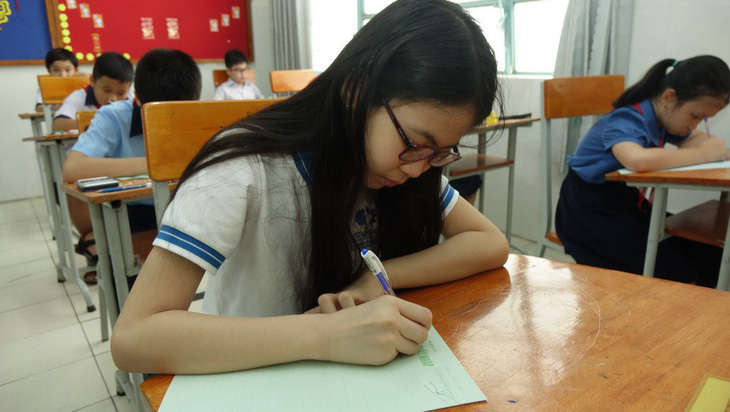 Hơn 4.000 học sinh thi vào lớp 6 Trường Trần Đại Nghĩa - Ảnh 14.
