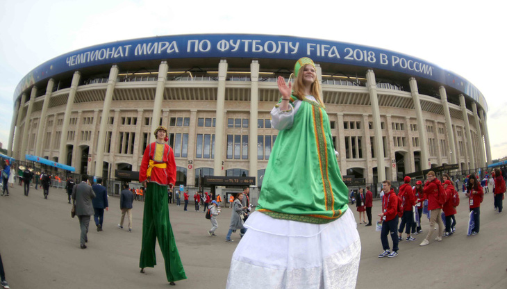 Sắc màu ngày khai mạc World Cup 2018 - Ảnh 9.