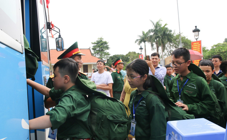 200 chiến sĩ nhí Thanh Hóa bước vào Học kỳ quân đội - Ảnh 3.