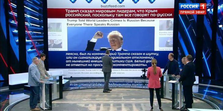 Truyền thông Nga tung hô ông Trump sau phát biểu công nhận Crimea - Ảnh 1.