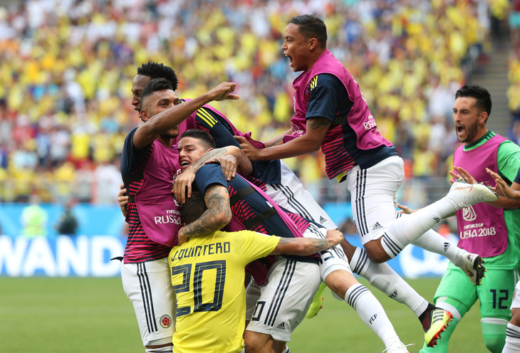 Nhật Bản bất ngờ quật ngã Colombia của James Rodriguez - Ảnh 4.