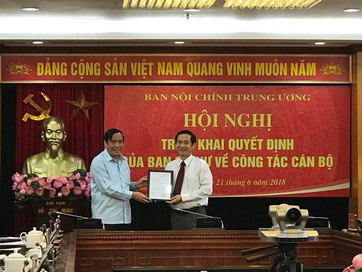 Ông Nguyễn Thái Học làm phó trưởng Ban Nội chính trung ương - Ảnh 2.