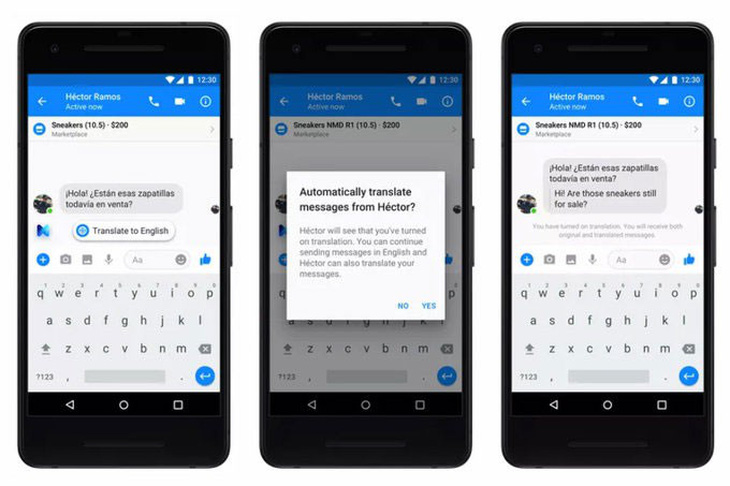 Facebook Messenger sắp ra mắt tính năng dịch tin nhắn - Ảnh 1.