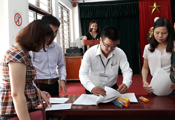 Thanh tra Bộ GD-ĐT kiểm tra công tác thi THPT quốc gia tại Đà Nẵng - Ảnh 1.