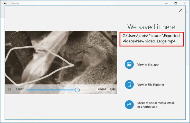 Hướng dẫn sử dụng công cụ chỉnh sửa video ẩn của Windows 10 - Ảnh 25.