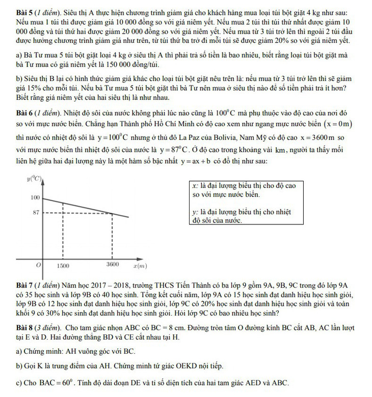Bài giải môn toán thi tuyển sinh lớp 10 TP.HCM - Ảnh 3.