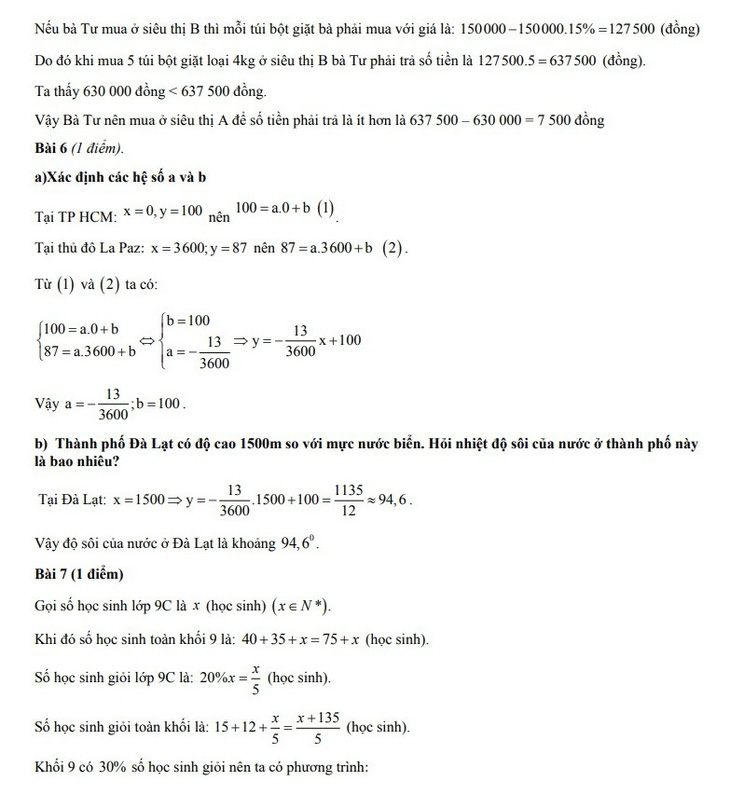 Bài giải môn toán thi tuyển sinh lớp 10 TP.HCM - Ảnh 7.