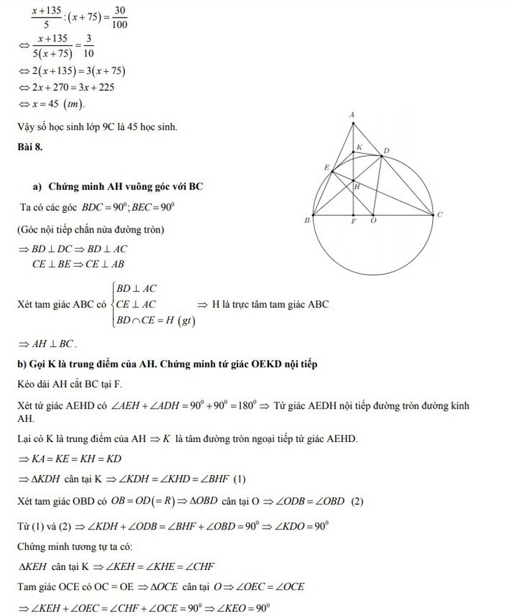 Bài giải môn toán thi tuyển sinh lớp 10 TP.HCM - Ảnh 8.