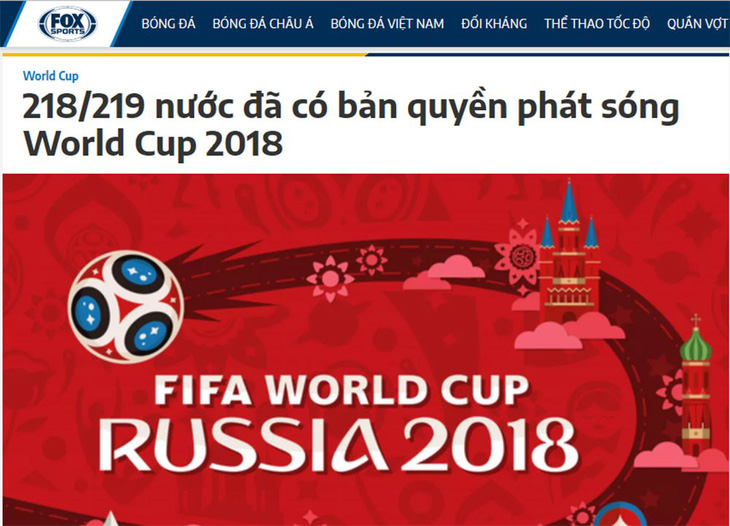 Bản quyền truyền hình: Đi Lào, Campuchia xem World Cup! - Ảnh 1.